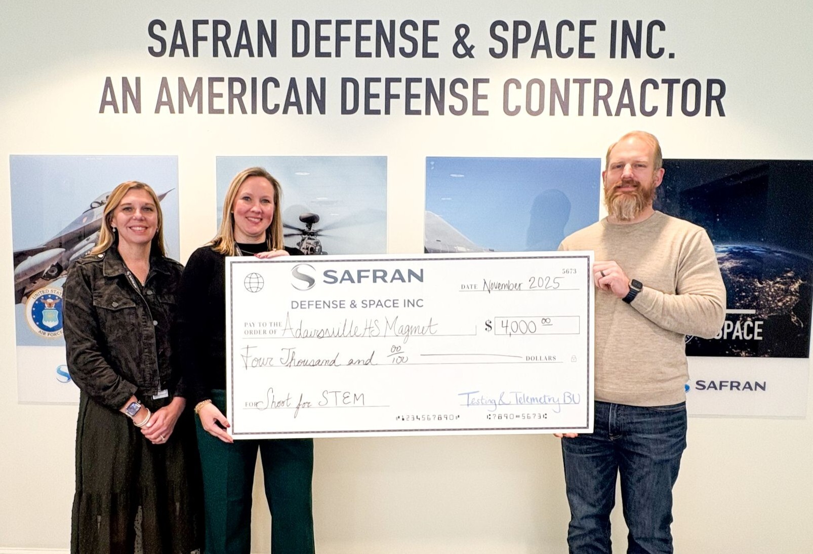 Safran DSI Testing & Telemetry Advances STEM Education Through Local Partnerships featured image