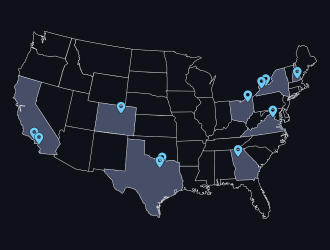 Where We Work Map